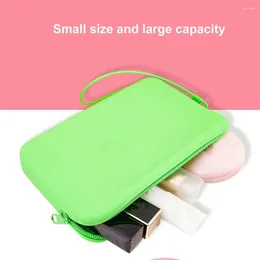 Storage Bags Toiletry Bag Oblong Shape Cosmetic Organiser Solid Colour Organisation Great Makeup Supplies