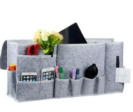 12 Pocket Bedside CaddyFelt Bedside Table cabinet Storage Organizer for Headboards Bed Rails Dorm RoomsBunk BedsApartments2060281