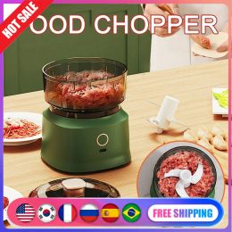 Grinders Kitchen Electric Garlic Masher Crusher 350ml Food Chopper Wireless Blenders Baby Auxiliary Food Machine Mud Meat Grinder
