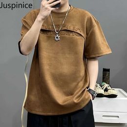 Men's T-Shirts Summer 3D message short sleeved T-shirt for couples casual loose street Personalised sports T-shirt for men J240409