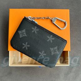 Designer key coin purse zippy wallet Luxury Card Holder Womens Mens Wallets With box wristlet Leather purses coin pouch
