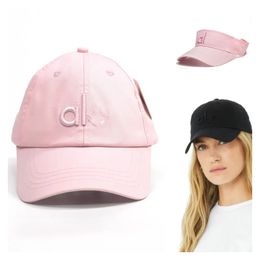 Al0 Designers Ball Cap Yoga Fashion Caps Baseball Hats Letters Adjustable Fit Hat Big Head Surround Show Face Small Sunvisor Wear Duck Tongue