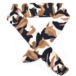 10pcs Tie Back camouflage Headbands Stretch Sports Sweatbands Yoga Hair Band Moisture Wicking Workout Bandanas Running Bands