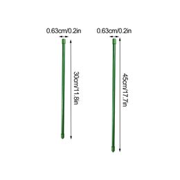 Tomato Rack Plant Stakes Climbing Trellis Rose Shelf Gardening Supplies Green 10PCS Glass Fibre Rod Planting Support Frame