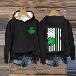 Men's Hoodies American Flag Sweatshirt Irish Shirt St. Junior Tops Summer Clothes For Women Womens Tunic Too