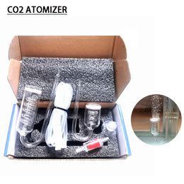 Aquarium CO2 diffuser glass jar bubble atomizer 3 rotating 5 rotating CO2 diffuser set, used for growing aquatic plants atomizer