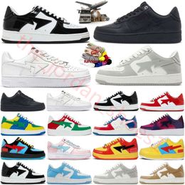 Designer Casual Shoes Sk8 Sta Low Shoe White Silver Brown Ivory Black Camo Purple Beige Orange Brown Beige Navy mens womens fashion Trainers Jogging Sneakers