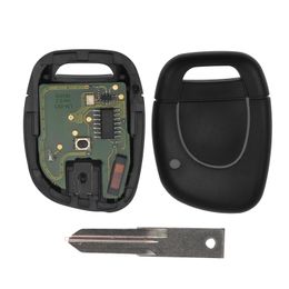 jingyuqin Car Remote Alarm Key Fit for Renault Master Kangoo Clio Twingo NE72 Blade Uncut Blank Blade PCF7946 Chip 433MHZ