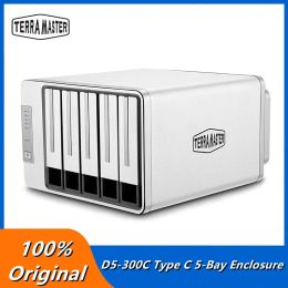 Storage TerraMaster D5300C USB3.1 (Gen1) Type C 5Bay RAID Enclosure Support RAID 0/1/Single Exclusive 2+3 RAID Mode HDD (Diskless)