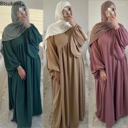 Ethnic Clothing Modest Plain Abaya Muslim Long Dresses Hijab Women Ramadan Eid Loose Casual Islam Arab Dress Robe Dubai Turkish Kaftan