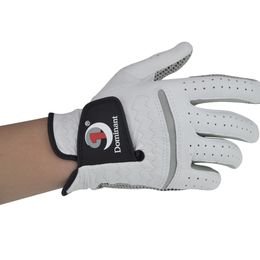 BraceTop Golf Gloves Men Right Hand Glove Lambskin Leather with Anti-Slip Granules Breathable Soft Fit Sport Grip Durable Gloves