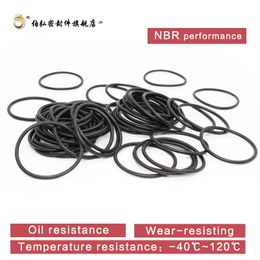 Nitrile Rubber O-Ring 20PCS/lot Black NBR Sealing CS1.8mm ID42.3/43.7/45/46.2/47.5/48.7/50mm O-Ring Seal Gasket Ring