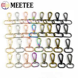 20Pcs Meetee 13-50mm Meal Buckles Lobster Swivel Clasps Hook Collar Carbiner Belt Buckle KeyChain DIY Bags Hardware Accessories