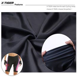 X-Tiger Women Cycling Bib Shorts Summer Womens Bicycle Bib Shorts/100% Lycra Cycling Pro Bib Pants With 3D Gel Padded Coolmax