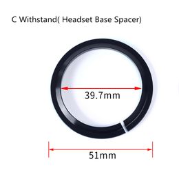 RISK Aluminium 1.5inch Bicycle Headset Base Spacers Crown Race for Straight / Taper Fork 30/39.8mm Bike Headsets Base Accessories