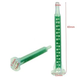 50pcs resin AB glue static mixer mixer mixing tube mixing nozzle syringe kit 62-103mm for two component liquid mixer syringe