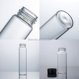 2mL-60mL Transparent Glass Sample Vial Laboratory Reagent Bottle Small Clear Medicine Vials for Chemical Experiment