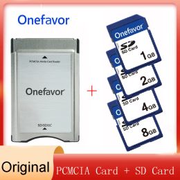 Cards Onefavor SD TO PCMCIA Card adapter PCMCIA card reader With SD Card 1GB 2GB 4GB 8GB for Mercedes Benz MP3