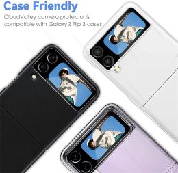 2PCS 3D Curved Camera Lens Tempered Glass For Samsung Galaxy Z Flip 4 5G Camera Protectors Cover Sumsung Sansung ZFlip4 Z Flip 4