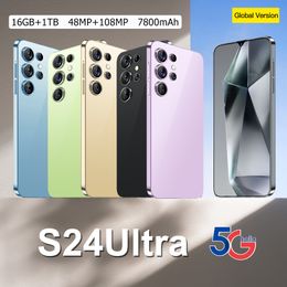 S24ultra Cross-Border New Best-Selling in Stock 6.5-Inch 2 16 Android 3G Smart OTG Mobile Phone Foreign Trade Low Price Delivery