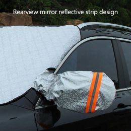 SEAMETAL Car Snow Covers Windshield Sunshade Outdoor Waterproof Anti Ice Frost Auto Protector Winter Automobiles Exterior Cover