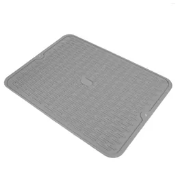 Table Mats Dish Cup Draining Mat Home Decor Kitchen Drying Multifunction Silicone Silica Gel Pad