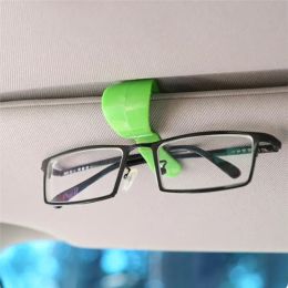 2Pcs Universal Auto Car Vehicle Parking Visor Sunglasses Glasses Card Pen Holder Ticket Permit Holder Clip Fastener Sticker