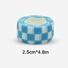 D-6 Tape Tattoo Handle Bandage Anti-slip Athletic Nonwoven Waterproof Disposable Self-adhesive Elastic Bandage Grip Cover Wrap