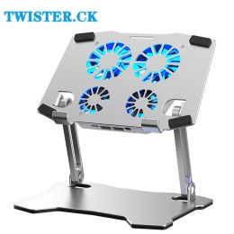 Stands New Cooling Tablet Stand Adjustable Aluminium Notebook Computer Stand Accessories Portable Laptop Holder For Macbook Pro IPad