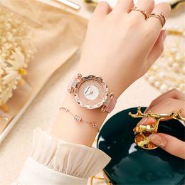 Wristwatches Fashion Women'S Casual Belt Small Dial Quartz Watch Ladies Suitable For Gift Giving 2024