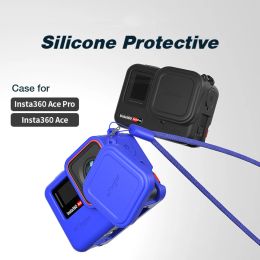 Accessories For Insta360 Ace Pro Silicone Case Ace Action Camera Case Protective Accessory