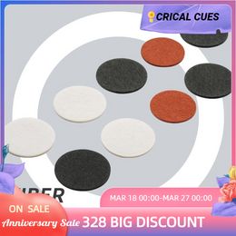 Fiber Tip Pads for Billiard Cue, Ferrule 14mm, 14mm, 16mm, phenolic Paper Protector for Carom Pool Cue Break Jump Cue