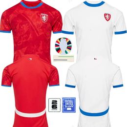 24 25 Czech Republic Soccer Jerseys 24 25 NEDVED NOVOTNY POBORSKY CHYTIL Home Away Football Shirt SCHICK HLOZEK SOUCEK SADILEK LINGR Mens KIDS KIT