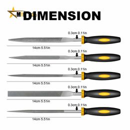 Metal Rasp Needle Files Set Wood Carving Tools for Steel Rasp Needle Filing Woodworking Hand Tool for DIY Handmade Tool