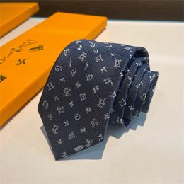 677 LVSE cravatta di lusso aldult New Designer 100 cravatta blu nero blu jacquard a mano in tessuto per uomo abito e cravatta di moda per matrimoni