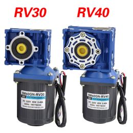 220V AC variable speed motor 40W 5M40GN-RV30 large worm gear motor reversing motor torque small motor