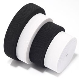 KALASO 2M/5M High Quality Elastic Bands Ribbons Sewing DIY Crafts Supplies Flat Cord Garment Apparel Accessories