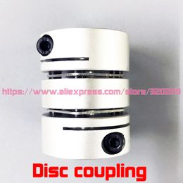 2PCS Motor Double Disk Shaft Coupling 12, 14, 15, 17, 19, 20 22 24 25Mm Aluminum Disc Coupler D56 L63