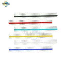 10Pcs Single Row 40Pin 2.54mm Round Female Pin Header Connector Strip 1x40P Adapter Diy Electronic Kit for Arduino