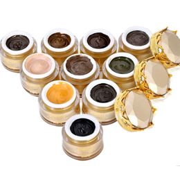 15ML Tattoo Pigment Permanent Makeup Ink Set Eyebrow Lips Eye Line Tattoo Color Microblading Paste Eyebrow Tattoo Drawing Making