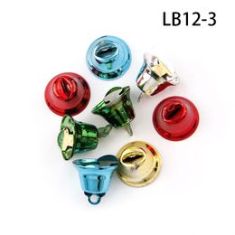 10PCS Colourful Metal Jingle Bells Loose Beads Festival Party Decoration/Christmas Tree Decorations/DIY Crafts Accessories