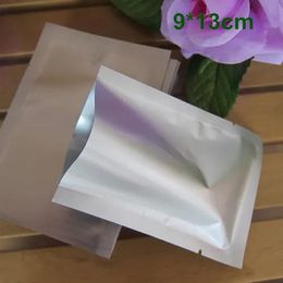 9x13cm (3.5x5.1") Food Storage Retail Package Open Top Matte Aluminum Foil Bag Mylar Heat Seal Vacuum Packing Pouch For Snack Packaging LL