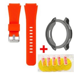 7in1 Wristband for Xiaomi Mi Smart Watch Colour 2 S1 Active Strap Silicone Band Bracelet TPU Case Cover Screen Protector Flim