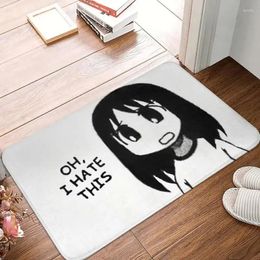 Carpets 2024 Anime Japanese Non-Slip Doormat Living Room Mat OUTDATED Cheque Profile Azumanga Daioh Osaka Ayumu Kasuga Monochrom Year