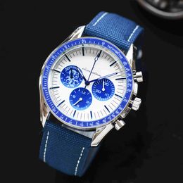 2024 Luxury men's watch, top brand luxury watch Round frame three-needle knit strap or steel strap metal panel