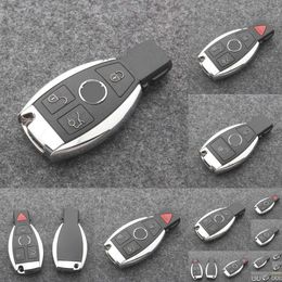 New 2/3/4 Button Smart Remote Shell for Mercedes Benz A C E S Class W211 W245 W204 W205 W212 CLA BGA Key Case Year 2010+