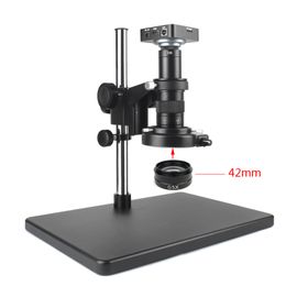0.5X / 2.0X / 0.3X Barlow Auxiliary Objective Glass Lens For 10A 180X 300X C-MOUNT Lens Industry Video Microscope Camera
