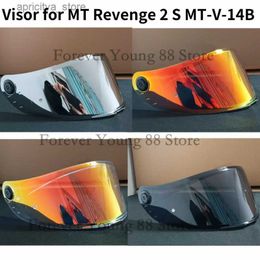 Cycling Helmets Helmet Visor for MT Revenge 2 S MT-V-14B MT V 14B ns Glass Shield Windshield Viewfinder Motorcyc Helmet Accessories Parts L48