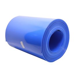 RDD 2M PVC Heat Shrink Tube Blue Shrinkable Cable Sleeve For 18650 Lithium Battery Pack Insulating Sleeve Shrink Tube Many Sizes