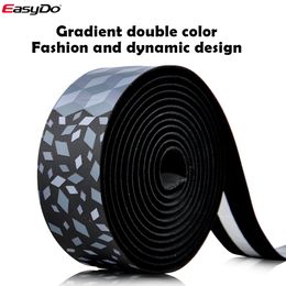 EasyDo Advanced Double-Color Road Bike Handlebar Tape Bicycle Sweat-Absorbent Bar Tape Professional Cycling Accessories